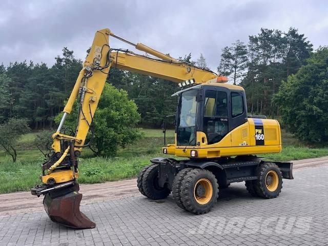 Komatsu PW 160 ES-7K حفارات بعجل