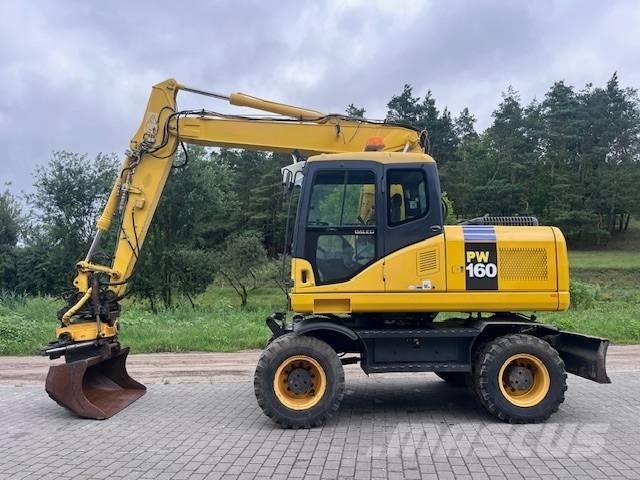 Komatsu PW 160 ES-7K حفارات بعجل