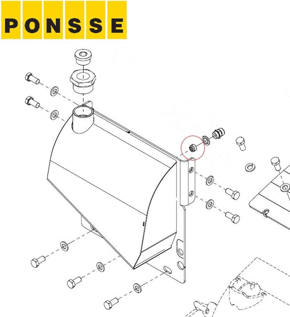 Ponsse 0055026 رؤوس حصادات