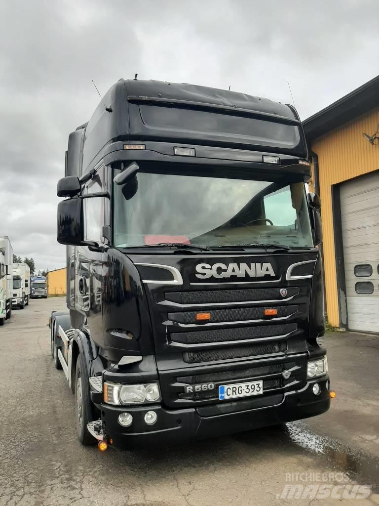 Scania R 580 شاحنات الرافعات الخطافية