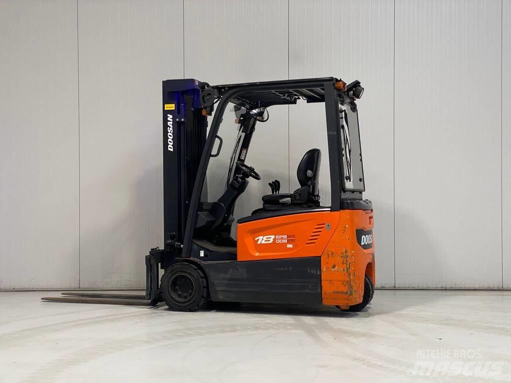 Doosan B18T-7 شاحنات ذات رافعات شوكية تعمل بالكهرباء