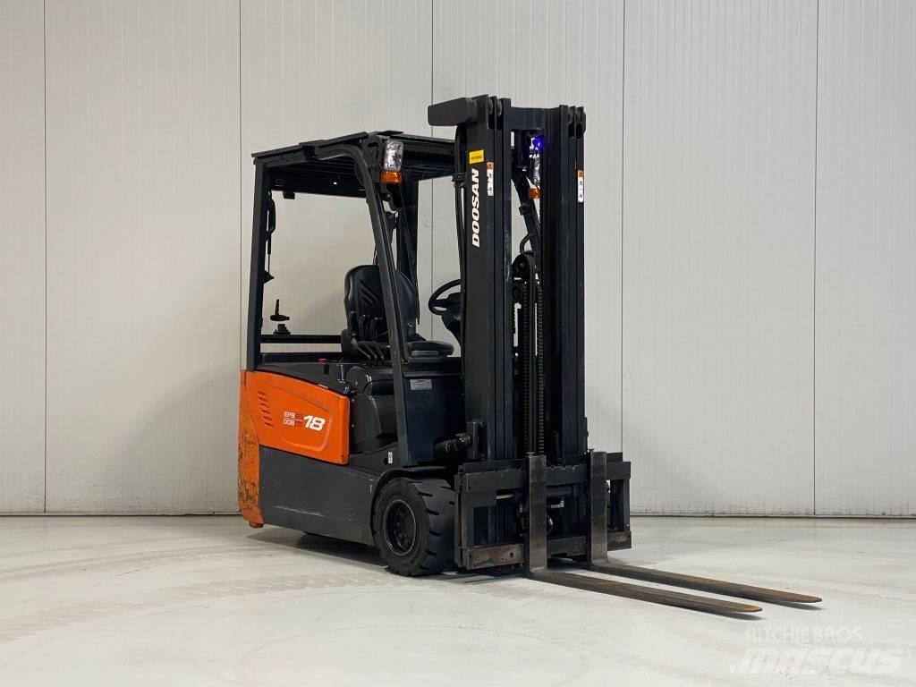 Doosan B18T-7 شاحنات ذات رافعات شوكية تعمل بالكهرباء