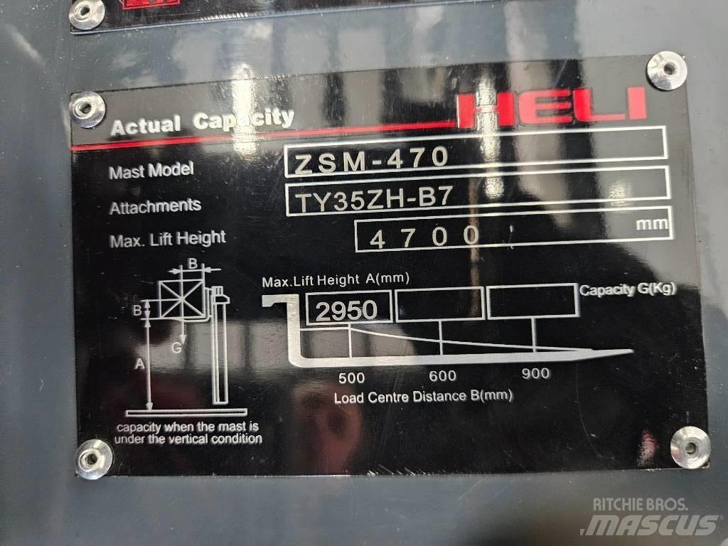 Heli CPCD 35 KU17G3 شاحنات الديزل