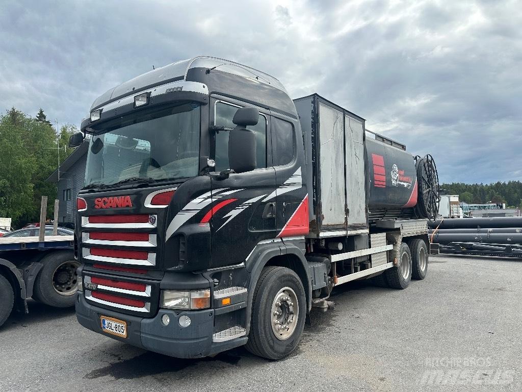 Scania R470 6x2 شاحنات مزدوجة / خلخلة