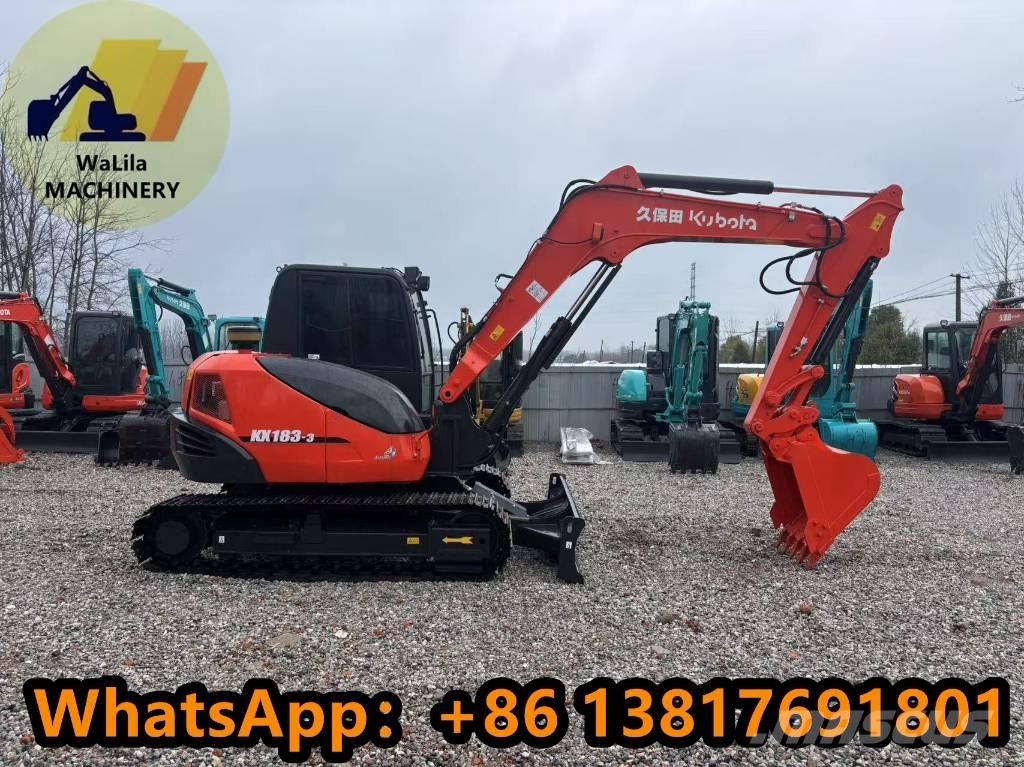 Kubota KX 183-3 حفارات صغيرة أقل من 7 طن (حفارات صغيرة)