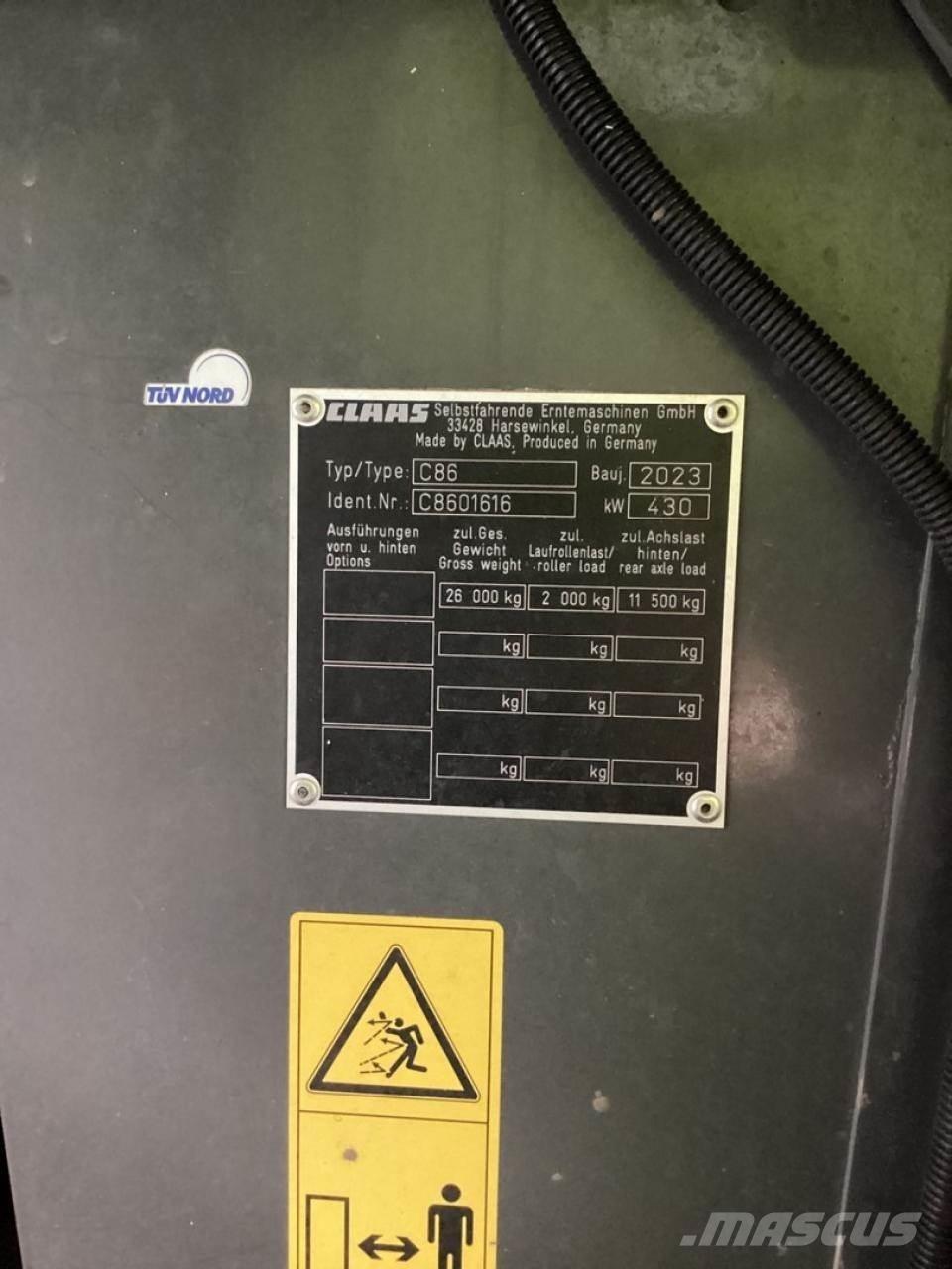 Claas 8700 TT ماكينات زراعية أخرى