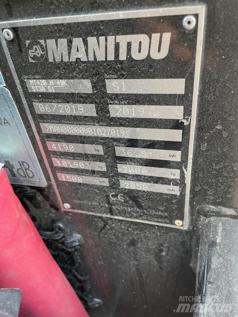 Manitou Mt420 مناولات متداخلة