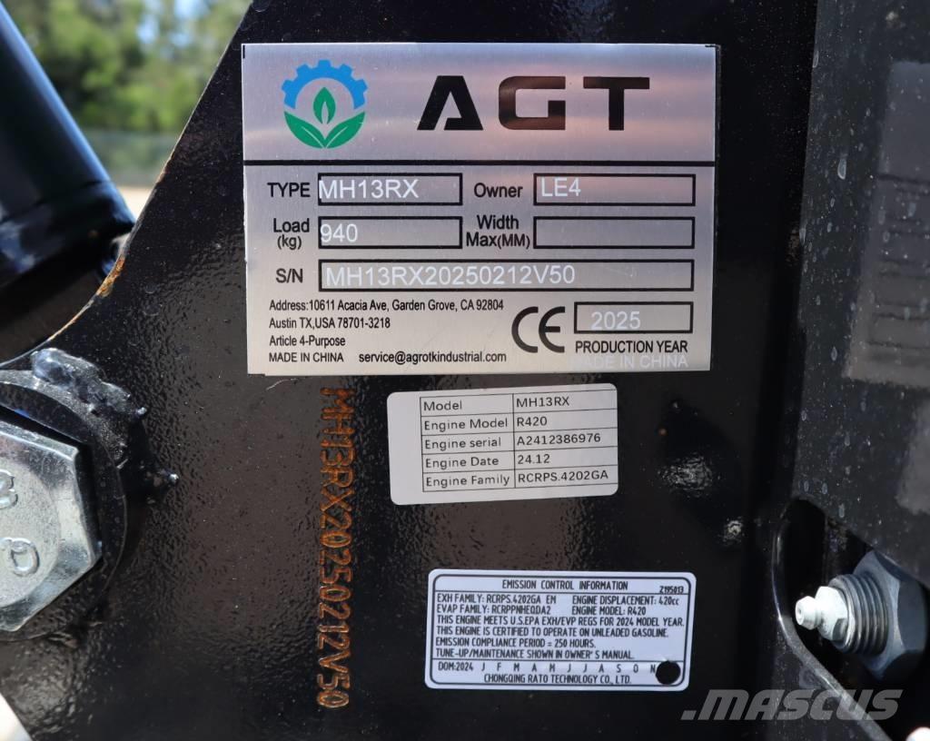 AGT MH13RX حفارات صغيرة أقل من 7 طن (حفارات صغيرة)