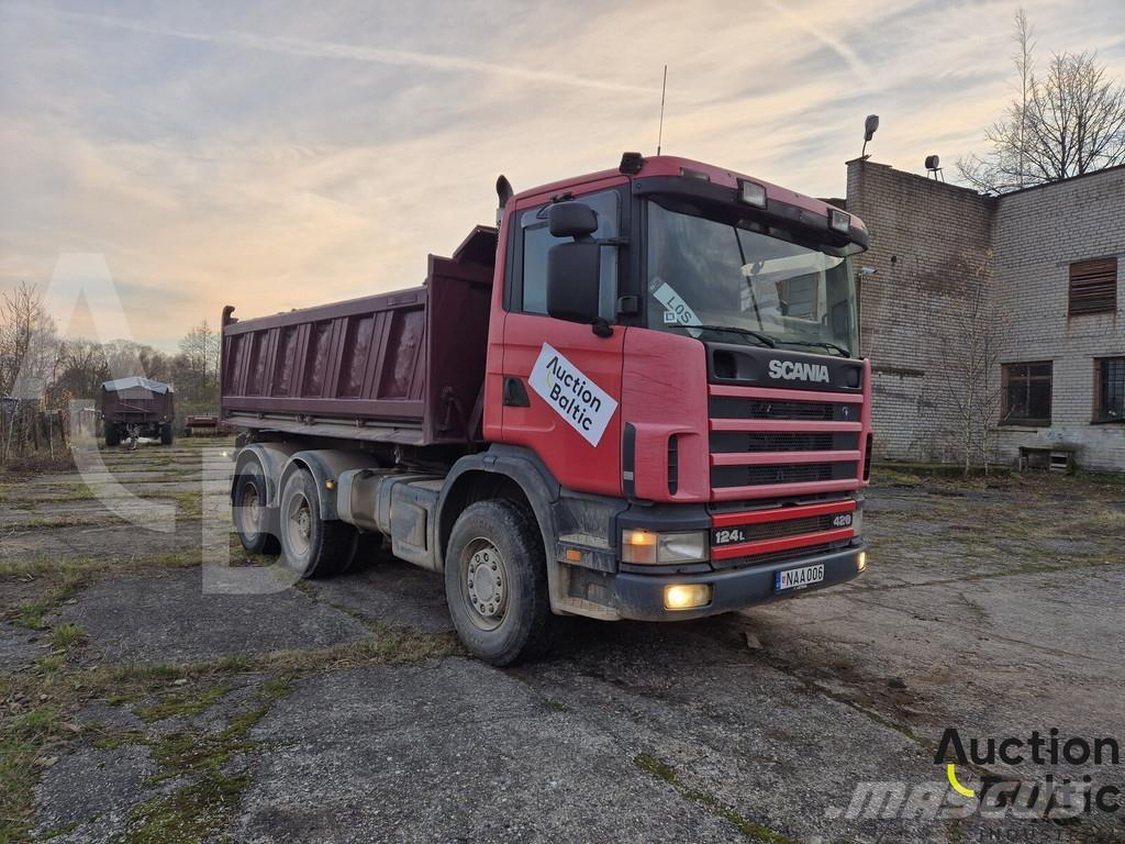 Scania R 124 شاحنات قلابة