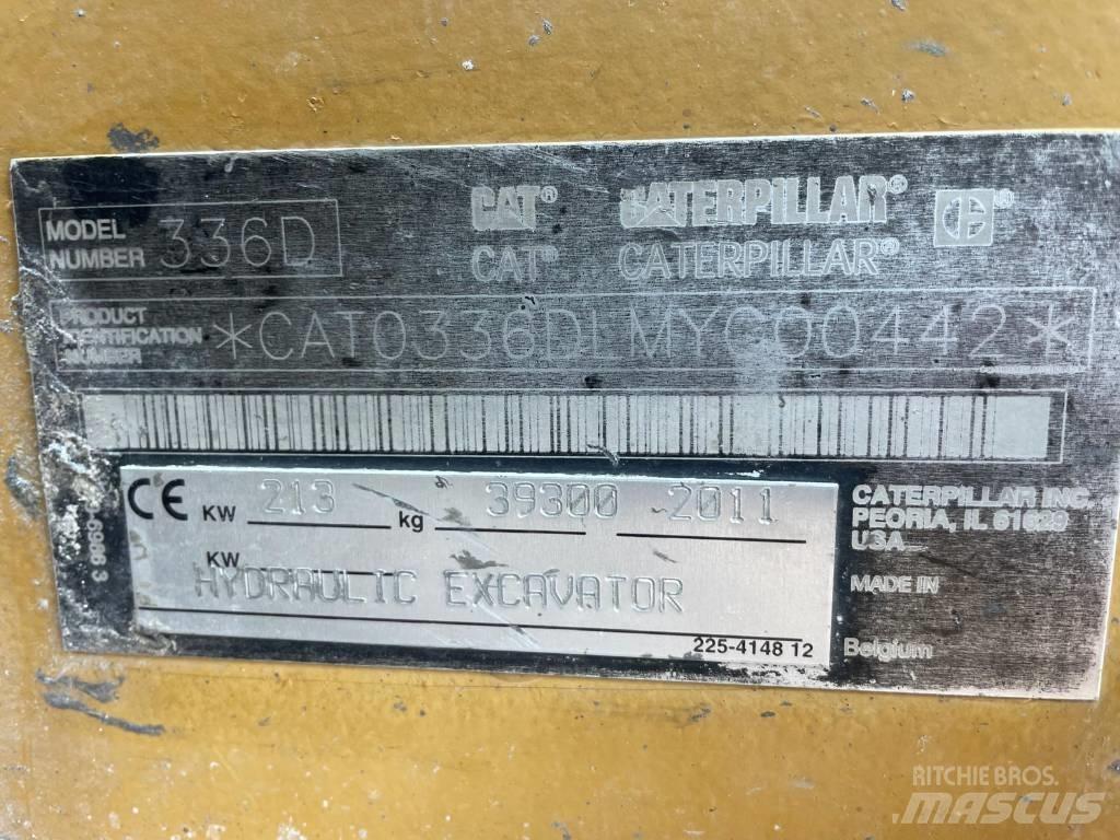 CAT 336 D LN حفارات زحافة