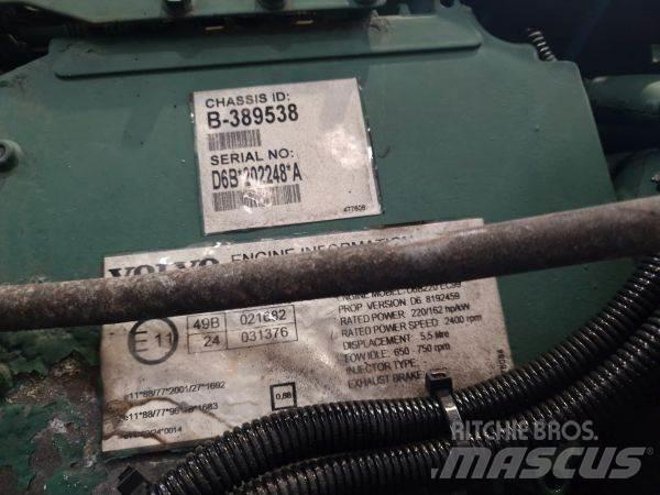Volvo D6B220 EC09 محركات