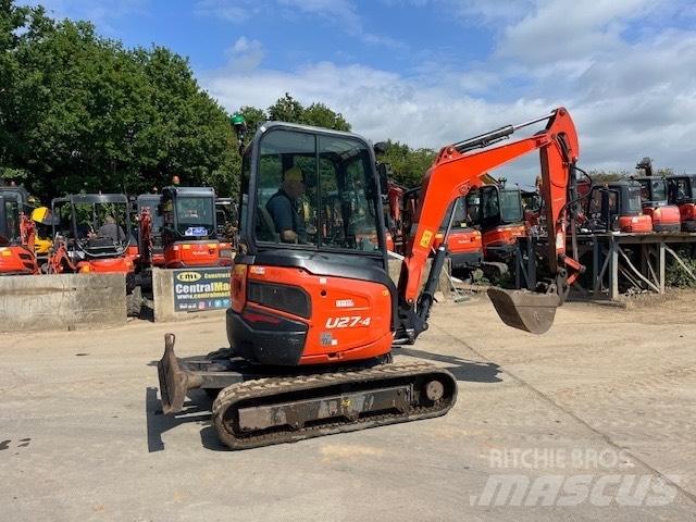 Kubota U 27-4 حفارات صغيرة أقل من 7 طن (حفارات صغيرة)