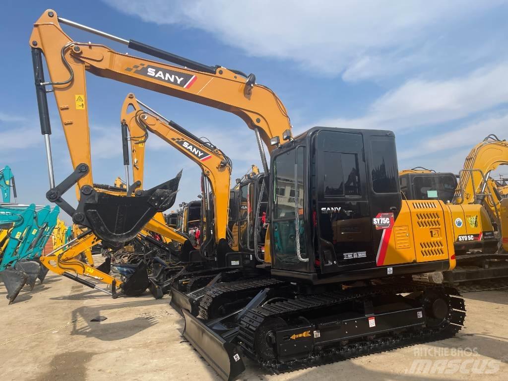 Sany SY 75 C حفارات وسط 7 طن - 12 طن