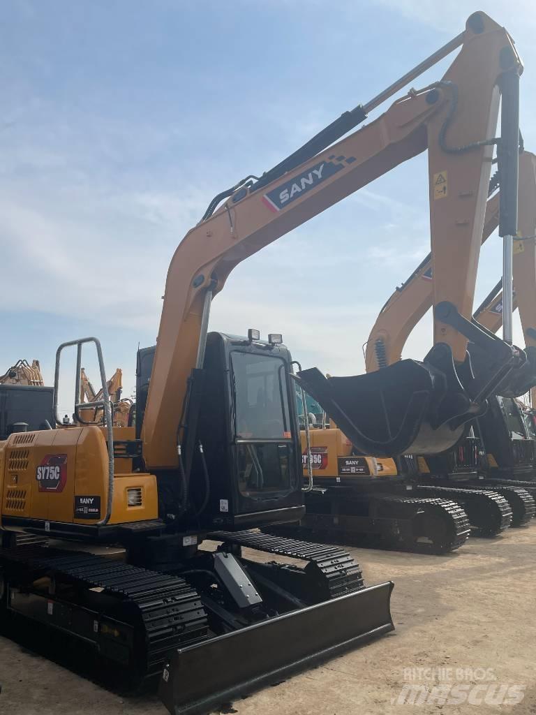 Sany SY 75 C حفارات وسط 7 طن - 12 طن