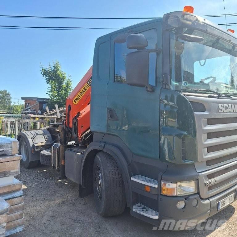 Scania R 380 شاحنات الرافعات