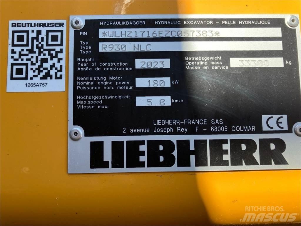 Liebherr R930 حفارات زحافة