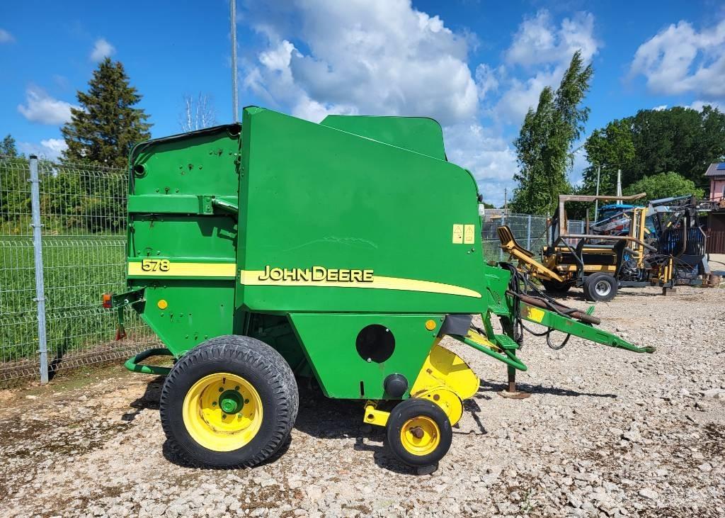 John Deere 578 محزمات مستديرة