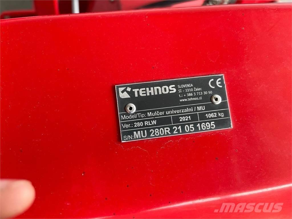 Tehnos 280 RLW جزازات وأغطية المراعي