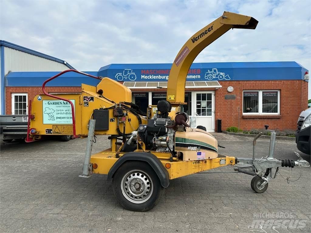 Vermeer BC 600XL ماكينات تقطيع أخشاب الحراجة