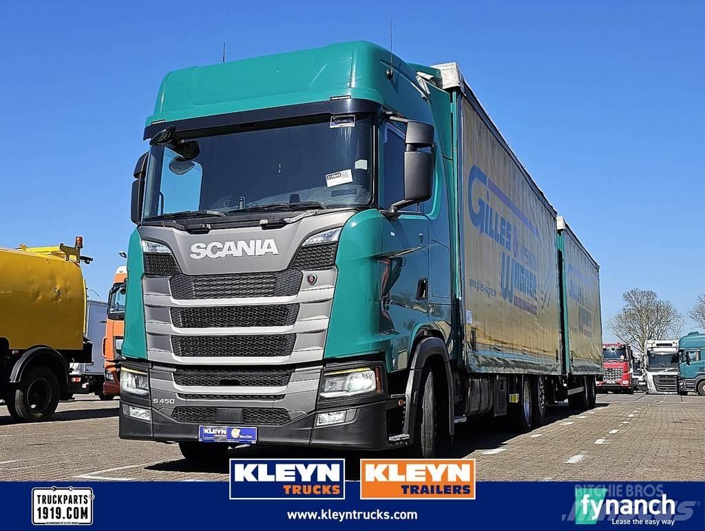 Scania S450 6x2*4 شاحنات بغطاء جانبي
