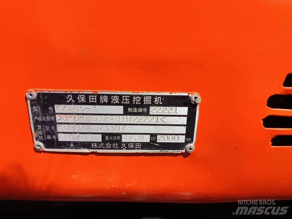 Kubota KX 185 حفارات وسط 7 طن - 12 طن