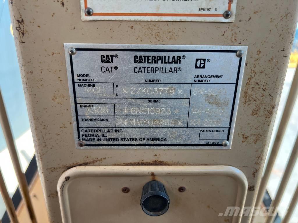 CAT 140H معدات تمهيد الطرق