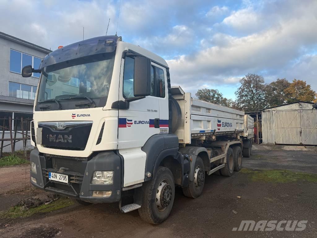 MAN TGS 35.480 شاحنات قلابة