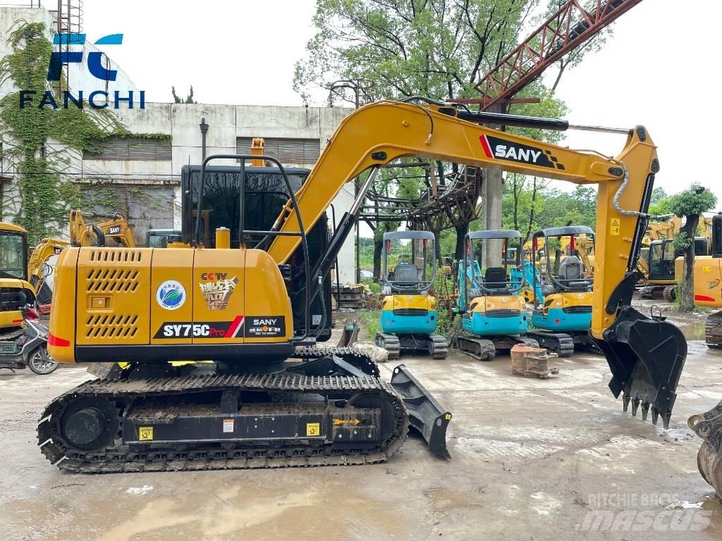 Sany SY 75 C pro حفارات وسط 7 طن - 12 طن