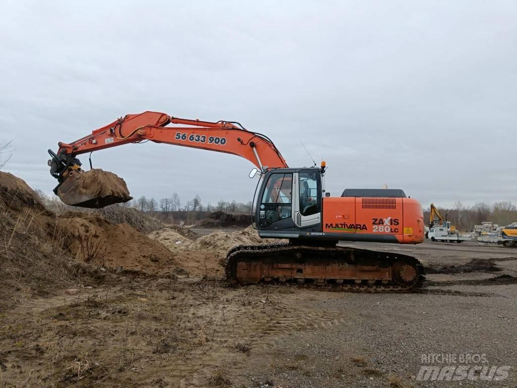 Hitachi ZX 280 LC-3 حفارات زحافة