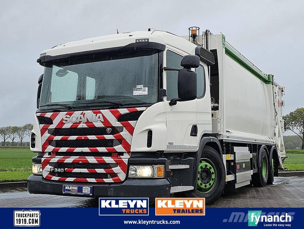 Scania P340 CNG شاحنات المخلفات