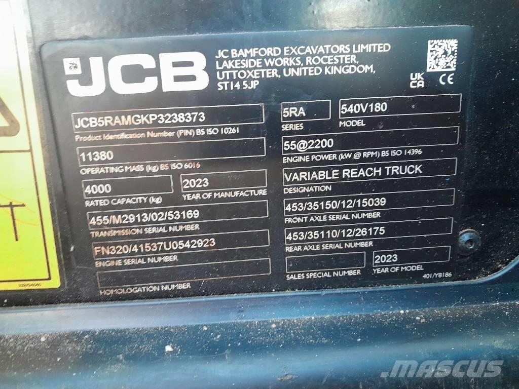 JCB 540.180 مناولات متداخلة