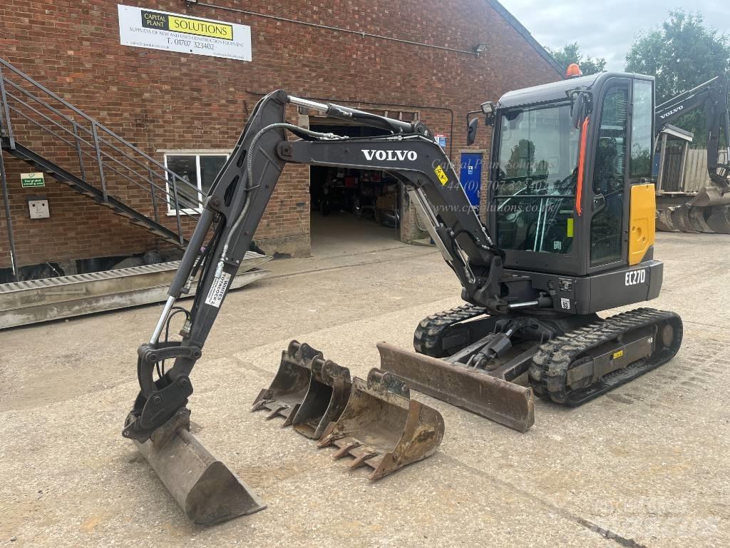 Volvo EC 27 D حفارات صغيرة أقل من 7 طن (حفارات صغيرة)