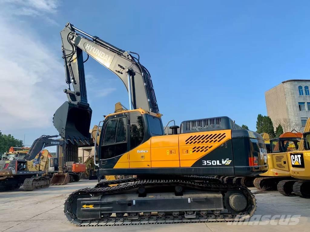 Hyundai R350LVS حفارات زحافة