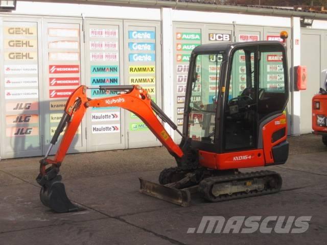 Kubota KX016-4 حفارات صغيرة أقل من 7 طن (حفارات صغيرة)