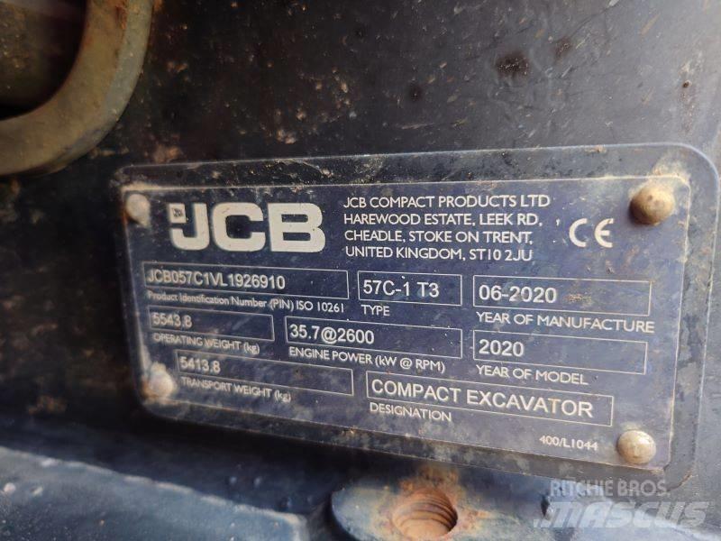 JCB 57 C-1 حفارات صغيرة أقل من 7 طن (حفارات صغيرة)