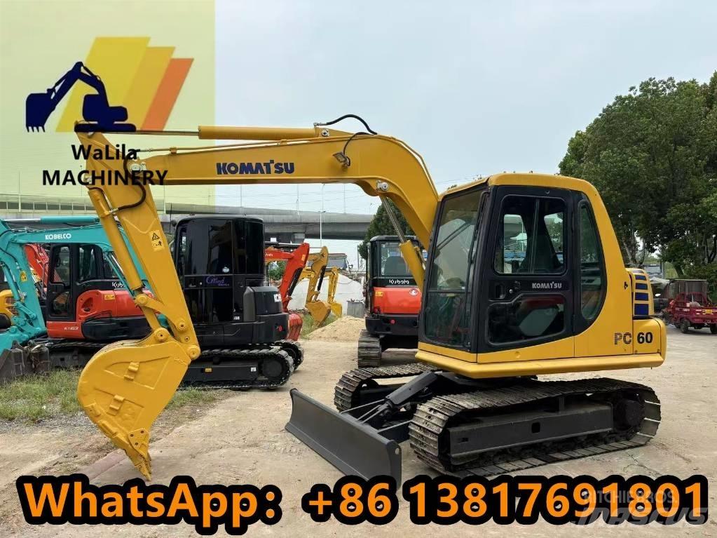 Komatsu PC 60-7 حفارات صغيرة أقل من 7 طن (حفارات صغيرة)
