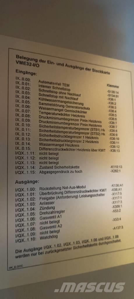 MWM TBG 620 V16 K مولدات غاز