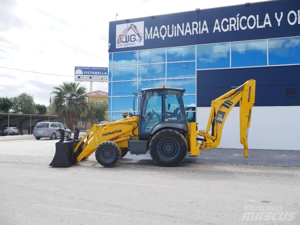 Komatsu WB 97 R لوادر ذات جرافات عكسية
