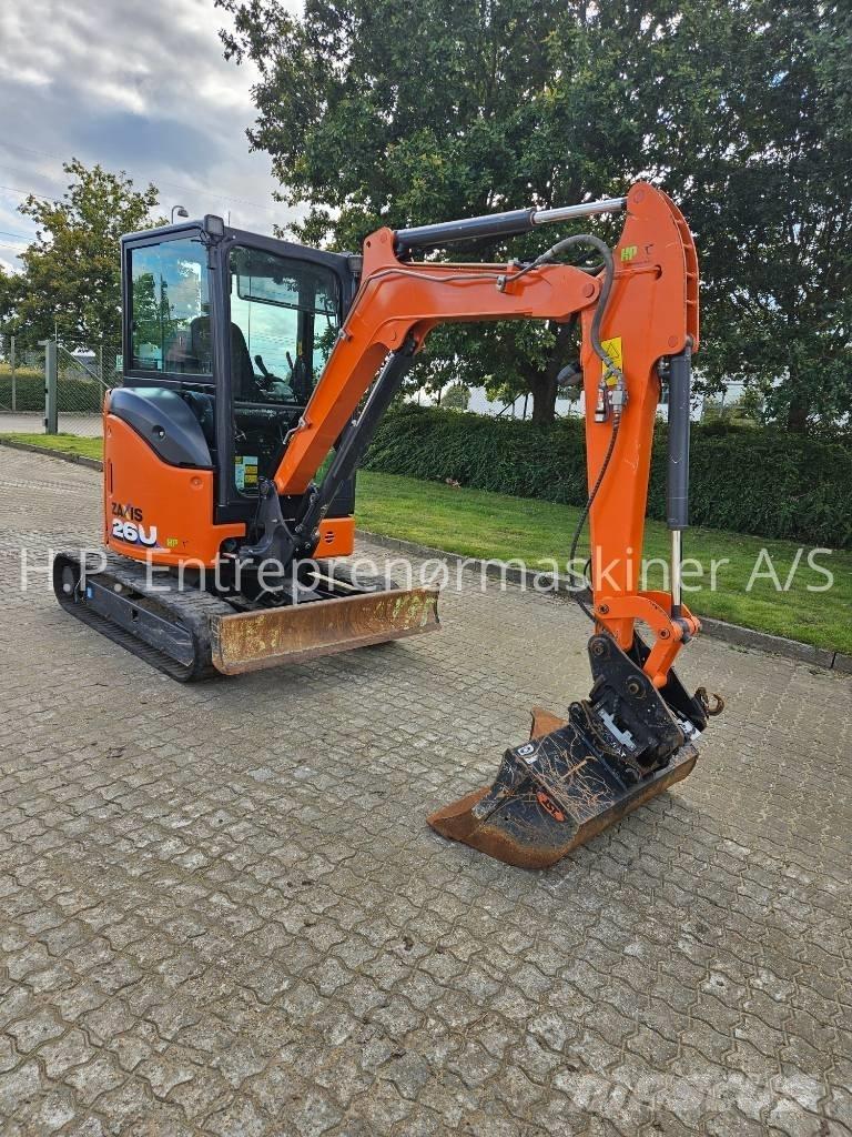 Hitachi ZX 26 U-6 CR حفارات صغيرة أقل من 7 طن (حفارات صغيرة)