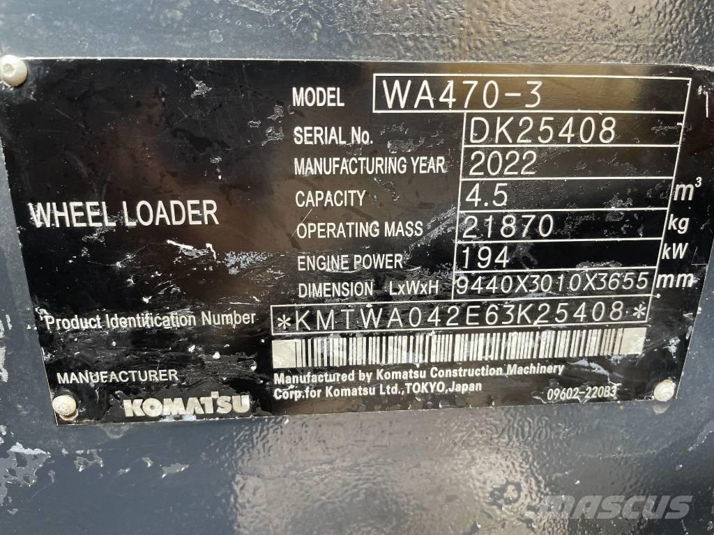 Komatsu wa470 لوادر بعجل