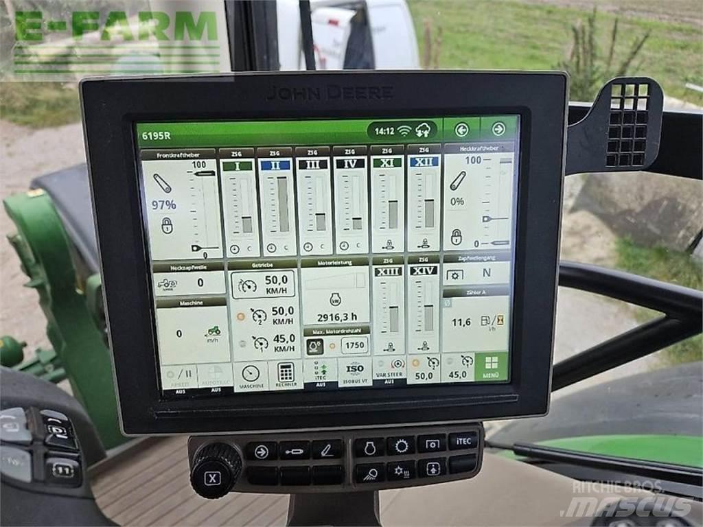 John Deere 6195r الجرارات