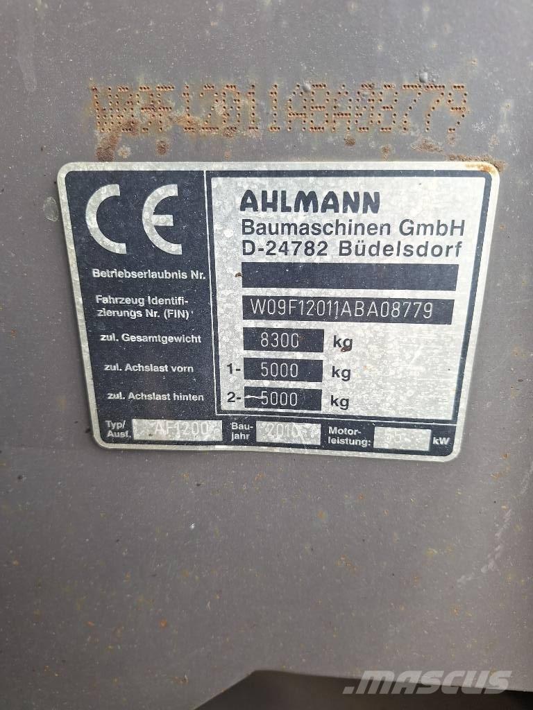 Ahlmann AF 1200 لوادر بعجل