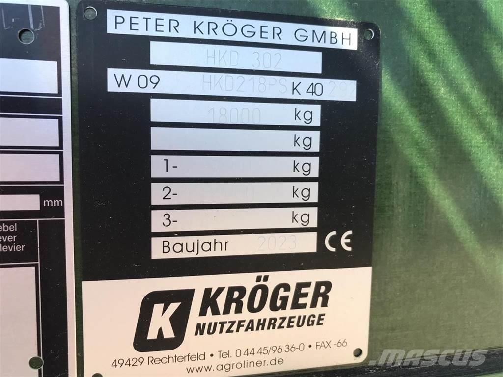 Kröger HKD 302 مقطورات قلابة