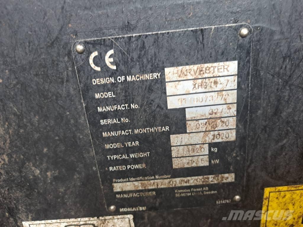 Komatsu 911 حصادات