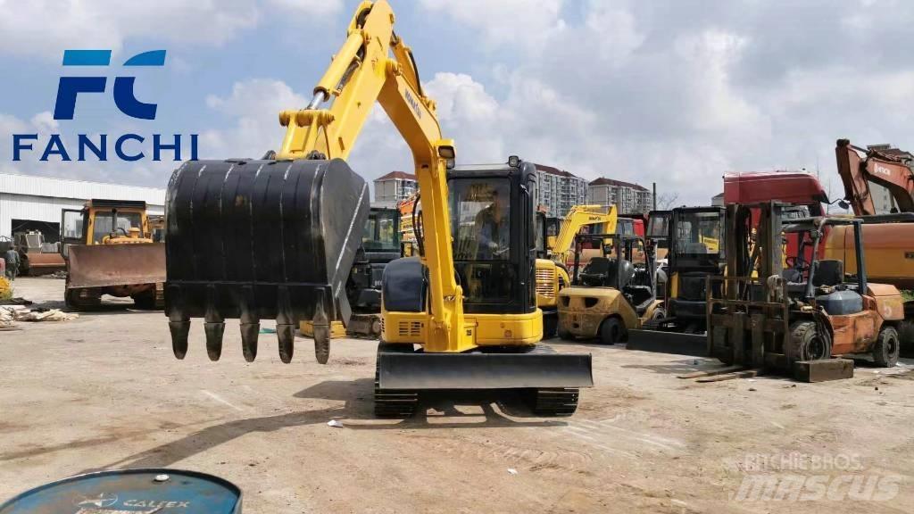 Komatsu pc55mr حفارات زحافة