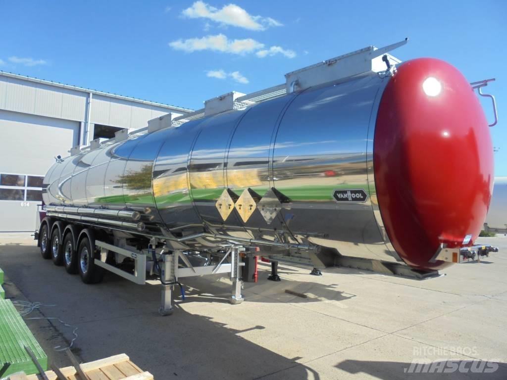 Van Hool 45000 liter نصف مقطورات مقطورة 