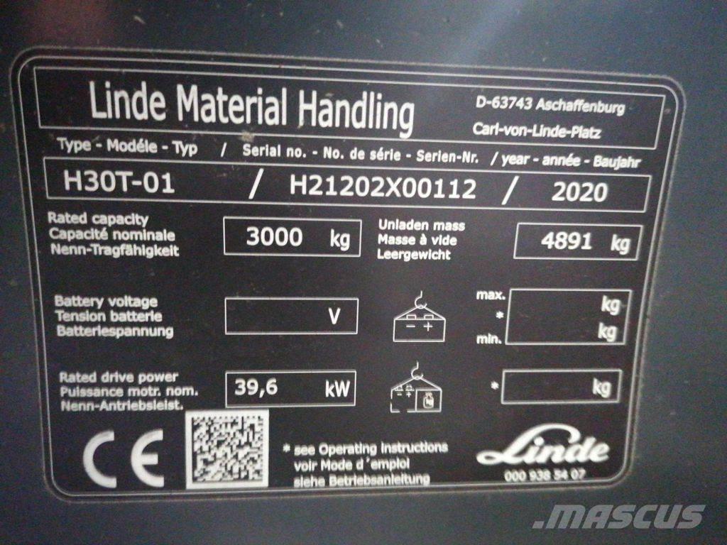 Linde H30T-01 شاحنات LPG