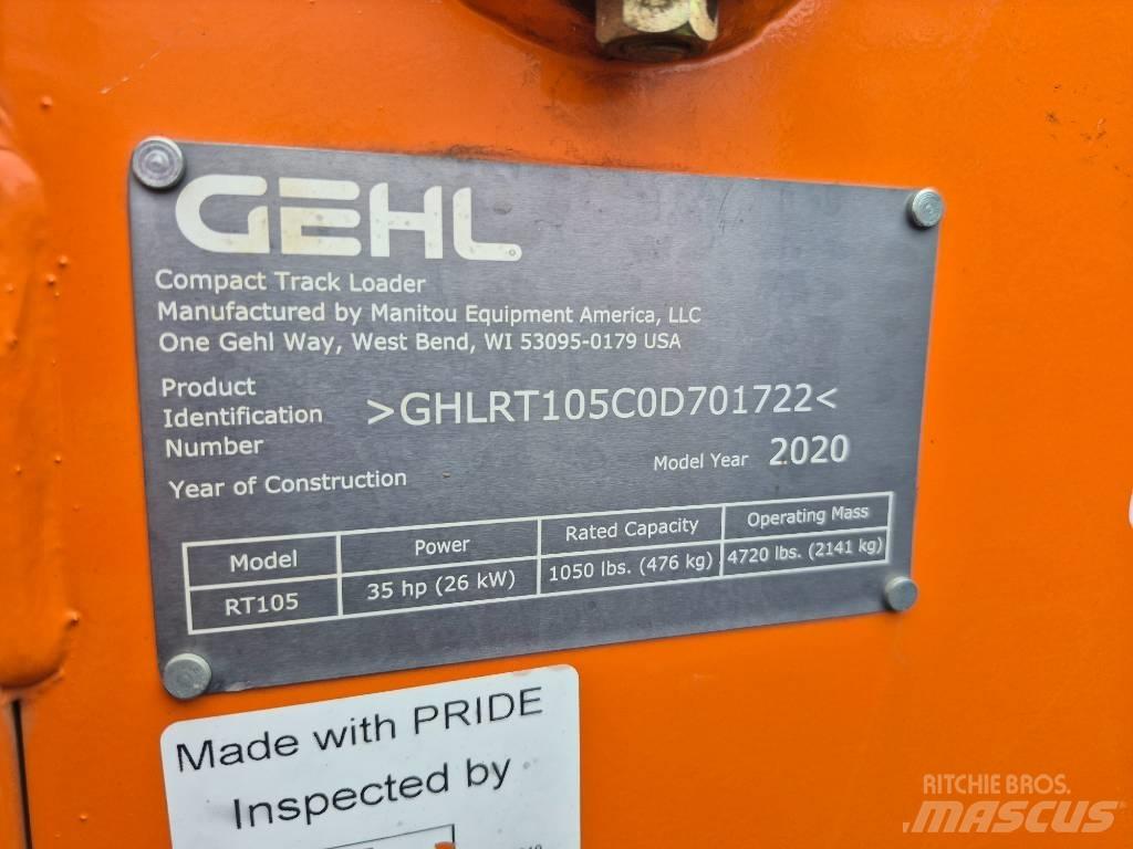 Gehl RT 105 لوادر انزلاقية التوجيه