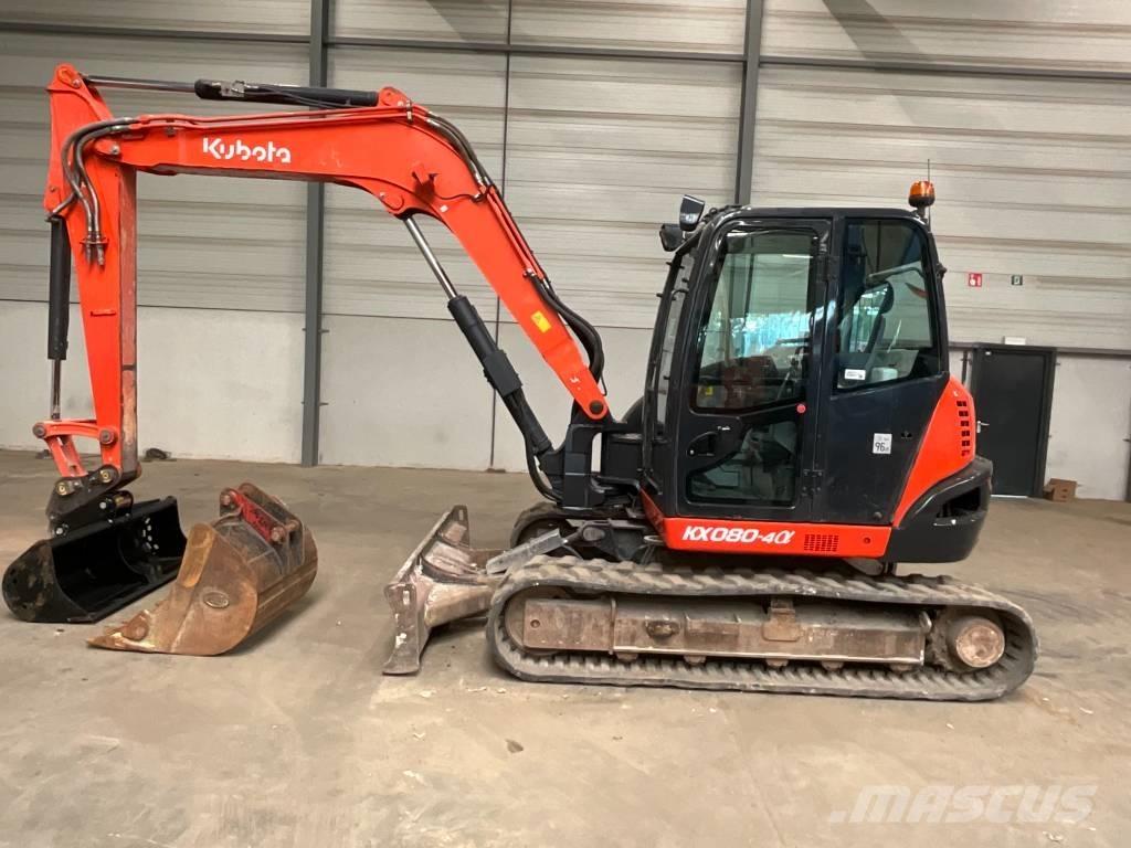Kubota KX 080-4 A حفارات وسط 7 طن - 12 طن