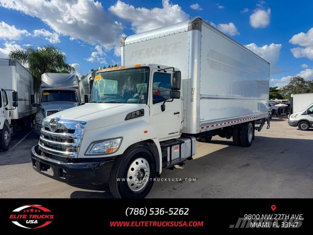 Hino 268 شاحنات ذات هيكل صندوقي